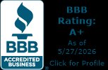 BBB A+ accredited business badge